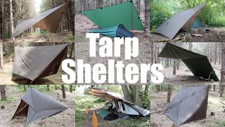 The Tarps I use for Bushcraft and Wild Camping My Top Five Tarp Shelter Setups [upl. by Kenway244]