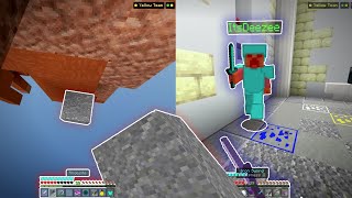 PRO SKYWARS 1V1 CLUTCH  Deezee vs IgnacioBlades  Hive Skywars Minecraft Bedrock [upl. by Yorgerg]