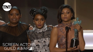 Hidden Figures Cast Acceptance Speech  23rd Annual SAG Awards  TNT [upl. by Aerb]