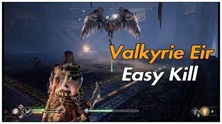 God of war 4  Easy kill quot Valkyrie Eir quot [upl. by Janetta]