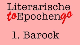 Barock to go Die literarische Epoche in 5 Minuten [upl. by Hajidahk]