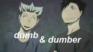 bokuto and kuroo being a chaotic duo haikyuu dub [upl. by Harriot]