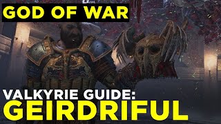 God of War Geirdriful the Valkyrie Boss Fight Guide [upl. by Uhej]