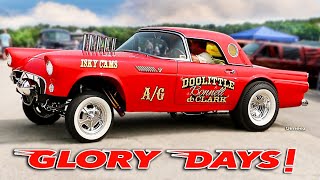 GLORY DAYS NOSTALGIA DRAG RACING WILD SMOKY BURNOUTS BYRON DRAGWAY [upl. by Kcirderfla]