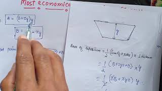 Most economical trapezoid channel section open channel flow [upl. by Cheung356]