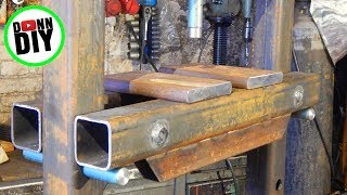 DIY 30 Ton Hydraulic Shop Press [upl. by Ilene]