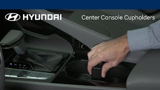 Center Console Cupholders  Hyundai [upl. by Ahseka756]