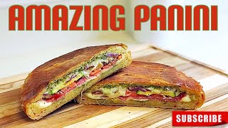 Best Panini 😋 Italian Panini Sandwich recipe 🇮🇹 [upl. by Aholla]