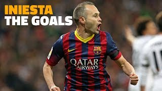 ANDRÉS INIESTA  Five goals from the archives [upl. by Antrim]