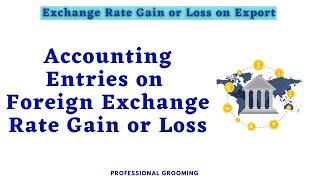 Accounting Journal Entries for Foreign Exchange Gains and Losses [upl. by Vona]