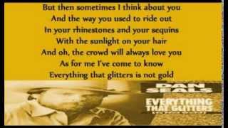 Dan Seals  Everything That Glitters acoustic [upl. by Serrell]