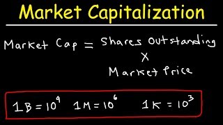 Market Capitalization of Stocks [upl. by Hedi]