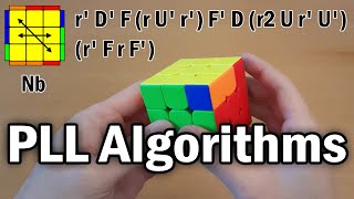 New Rubiks Cube All 21 PLL Algorithms amp Finger Tricks [upl. by Derril]