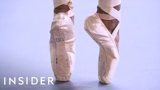 How Ballerinas Customize Their Pointe Shoes [upl. by Rudwik]