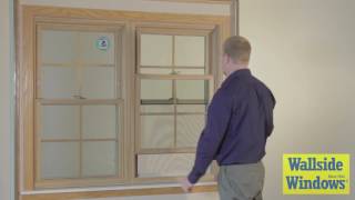 Wallside Windows Double Hung Window Operation [upl. by Melody]