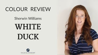 Colour Review Sherwin Williams White Duck SW 7010 [upl. by Ahsian]