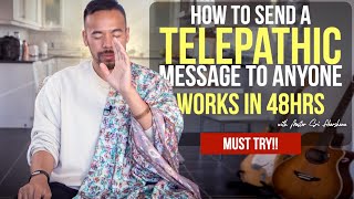 100 TELEPATHY ✅ Send A TELEPATHIC MESSAGE To Anyone and Get Proof in 48 Hours Law of Attraction [upl. by Sila]