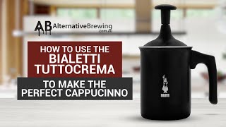 How to Use the Bialetti Tuttocrema Milk Frother [upl. by Cioffred]