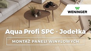 Montaż paneli winylowych  jodełka  Weninger [upl. by Mahan741]