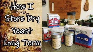 Storing Dry Yeast Long Term [upl. by Fiester63]