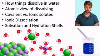 Aqueous Solutions Dissolving and Solvation [upl. by Ailssa379]