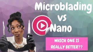 Microblading vs Nano Machine Hair Strokes [upl. by Mikol930]