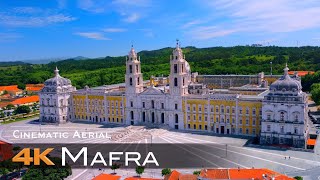 MAFRA 🇵🇹 Drone Aerial 4K  National Palace UNESCO  PORTUGAL Palácio Nacional de Mafra [upl. by Eidoow867]