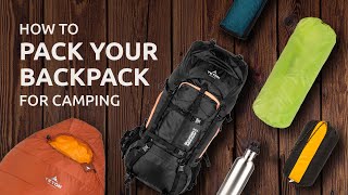 How to Pack Your Backpack for Camping [upl. by Wendi729]