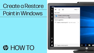 Create a Restore Point in Windows  HP Computers  HP Support [upl. by Christianity]