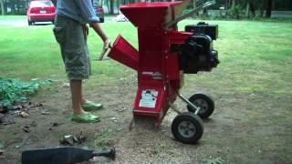 TroyBilt Tomahawk 5HP ChipperShredder [upl. by Anel502]