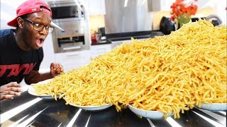 10000 McDonalds French Fry Challenge 102000 Calories [upl. by Timotheus]