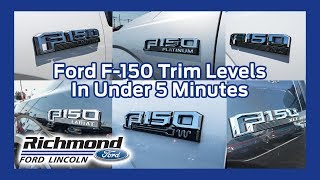 F150 Trim Levels Everything You Need To Know [upl. by Ploch]