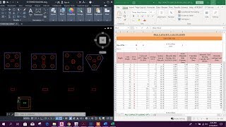 Pile Capacity Calculation using SPT amp Pile Arrangement [upl. by Oslec]