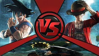 GOKU vs NARUTO vs LUFFY Jump Force Fan Animation  AnimationRewind [upl. by Junji37]