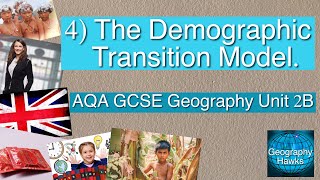 4 The Demographic Transition Model  AQA GCSE Unit 2B [upl. by Einoj]