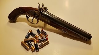 Howdah Hunter AA Battery Slugs Slow Motion [upl. by Noryd]