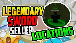 ALL LEGENDARY SWORD SELLER LOCATIONS IN BLOX PIECE [upl. by Rutter]