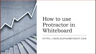 How to use protractor in Microsoft Windows amp Whiteboard [upl. by Nitneuq]