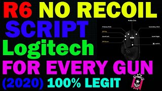 Rainbow Six No Recoil Script Logitech EZ [upl. by Dunson]