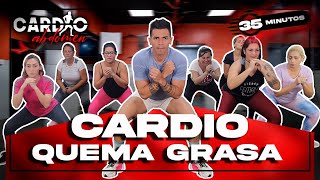 CARDIO para QUEMAR GRASA en TODO el CUERPO [upl. by Stephannie]