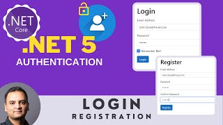 ASPNET Core Identity  Authentication and Authorization in ASPNET Core  Login and Registration [upl. by Frieda]