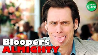 BLOOPERS ALMIGHTY  JIM CARREY Gags Outtakes Compilation [upl. by Stempson]