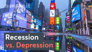 Recession Vs Depression What’s The Difference [upl. by Barbra]