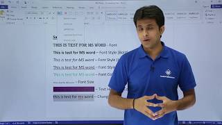 Ms Word  Formatting Text [upl. by Imyaj917]