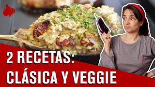 🍆BERENJENAS RELLENAS RIQUÍSIMAS🍆  Receta vegetariana 🍃y con Carne 🥩 [upl. by Slohcin]