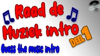 MUZIEK INTRO QUIZ  Raad de Intro [upl. by O'Kelly]