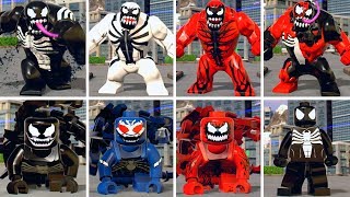 All Symbiote Character in LEGO Marvel Super Heroes 2 [upl. by Babbie391]