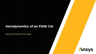 Aerodynamics of an FSAE Car Using Ansys Fluent – Course Overview [upl. by Avika]