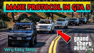 HOW TO INSTALL PROTOCOL MOD IN GTA 5😱how to create protocol High end security  land cruiser  Urdu [upl. by Lady]