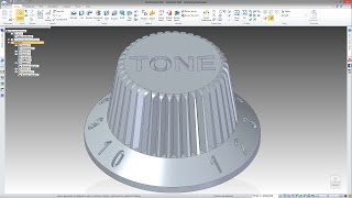 SOLID EDGE ST8  HOW TO CERATE 3D TEXT IN MODEL [upl. by Rima]